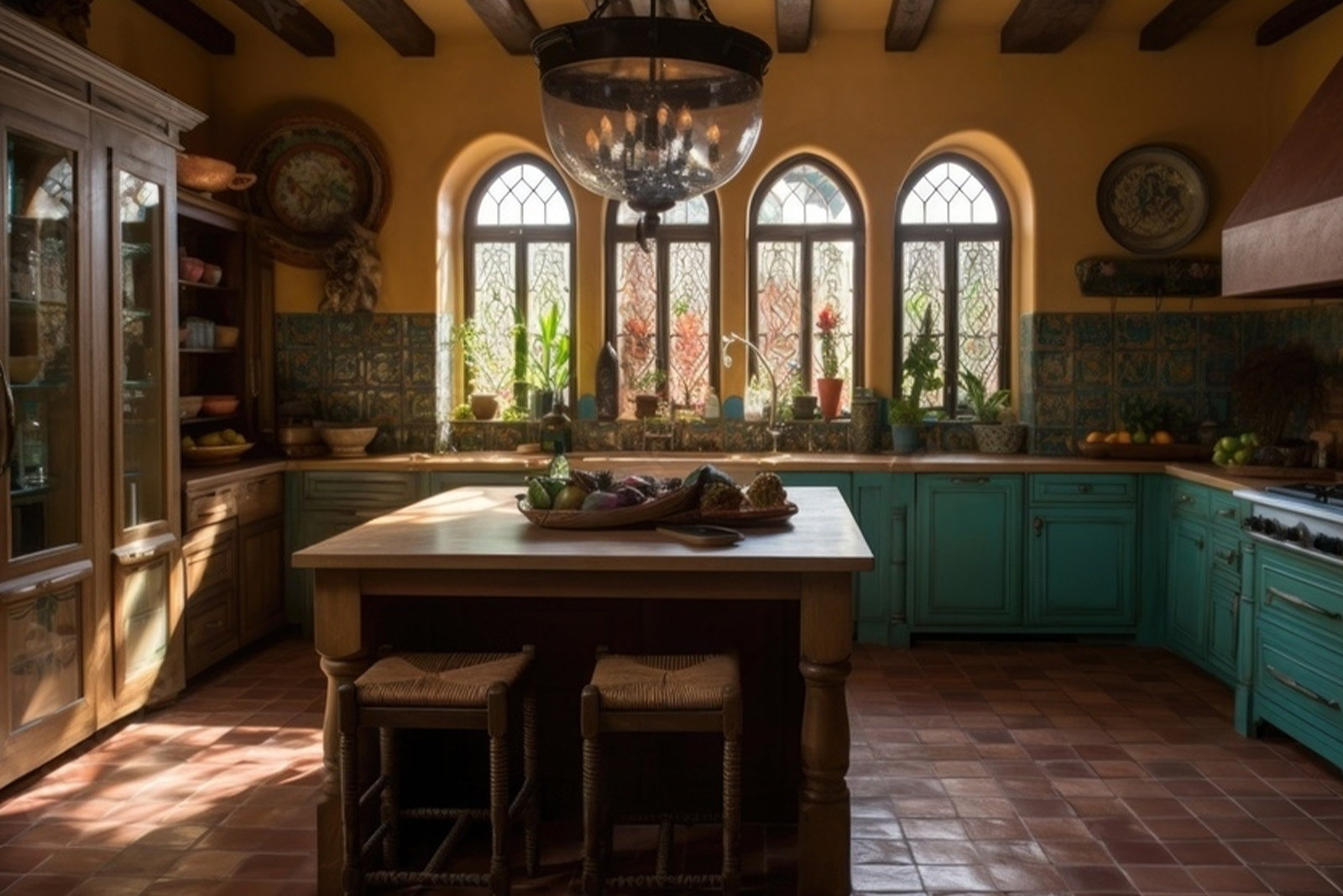 Decoration Orientale de Cuisine de 15 m² chez 1001 Architectures a Paris Decoration Orientale de Cuisine de 15 m² chez 1001 Architectures a Paris